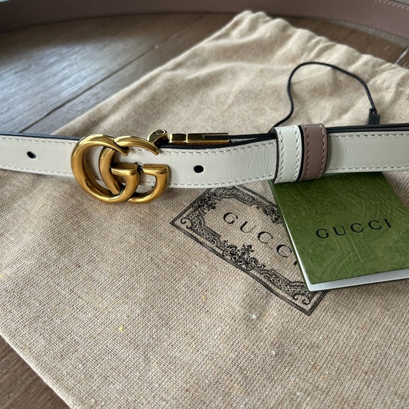 GUCCI Marmont Reversible Thin Belt Size 85 - Picture 12 of 16